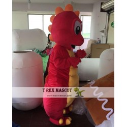 Red Dinosaur Mascot Costume Dinosaur Costume