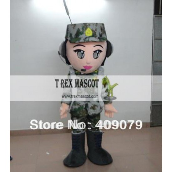 Adult Wargame Soldier Mascot Costume Adult Wargame Soldier Mascot Costume