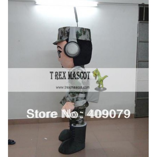 Adult Wargame Soldier Mascot Costume Adult Wargame Soldier Mascot Costume