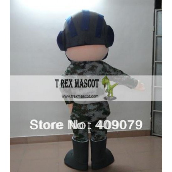 Adult Wargame Commander Mascot Costume Adult Wargame Commander Mascot Costume