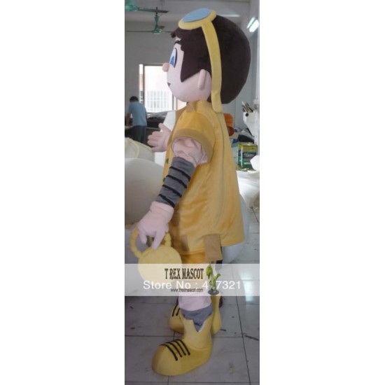 Mascot Cartoon Costume Explorer Boy For Adult Mascot Cartoon Costume Explorer Boy For Adult