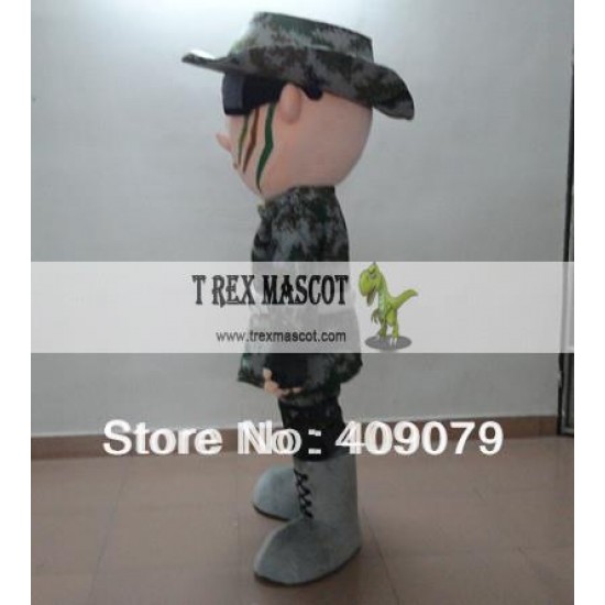 Adult Wargame Soldiers Mascot Costume Adult Wargame Soldiers Mascot Costume
