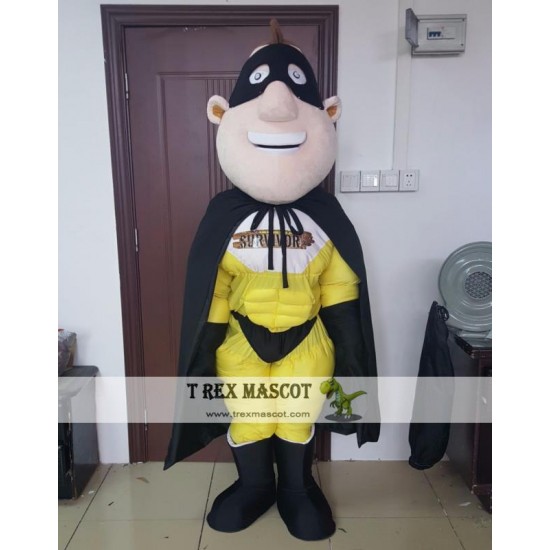 Adult Superman Mascot Costume Adult Superman Mascot Costume