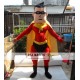 Adult Muscle Superman Mascot Costume Adult Muscle Superman Mascot Costume