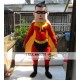 Adult Muscle Superman Mascot Costume Adult Muscle Superman Mascot Costume