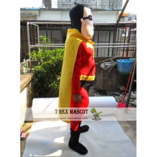 Adult Muscle Superman Mascot Costume Adult Muscle Superman Mascot Costume