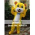 Yellow Teddy Bear Mascot Costume For Adult