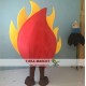 Red Fire Mascot Costume For Adult Red Fire Mascot Costume For Adult