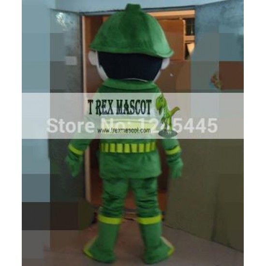 Adult Fireman Mascot Costume Adult Fireman Mascot Costume
