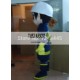 Adult Fireman Mascot Costume Adult Fireman Mascot Costume