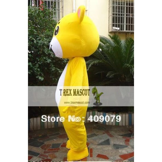 Yellow Teddy Bear Mascot Costume For Adult Yellow Teddy Bear Mascot Costume For Adult