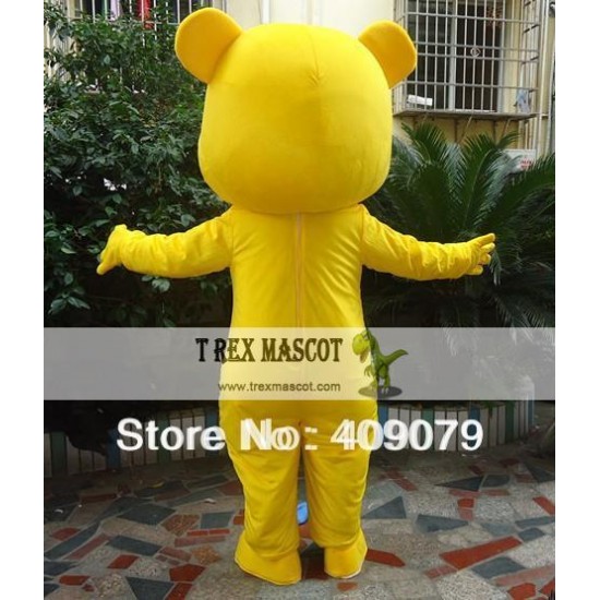 Yellow Teddy Bear Mascot Costume For Adult Yellow Teddy Bear Mascot Costume For Adult