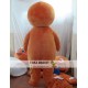 Christmas Mascot Adult Gingerbread Man Mascot Costume Christmas Mascot Adult Gingerbread Man Mascot Costume