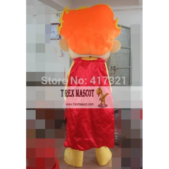 Energetic Boy Mascot Costume For Adults Boy Mascot Energetic Boy Mascot Costume For Adults Boy Mascot