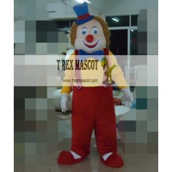 Smiling Clown Mascot Costume Adult Clown Mascot