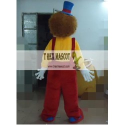 Smiling Clown Mascot Costume Adult Clown Mascot