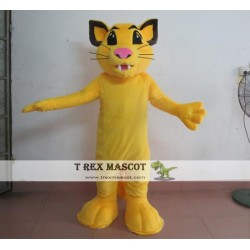 Adult Yellow Little Simba Lion Mascot Costume