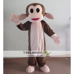 Smile Face Apes Monkey Mascot Costume For Adult