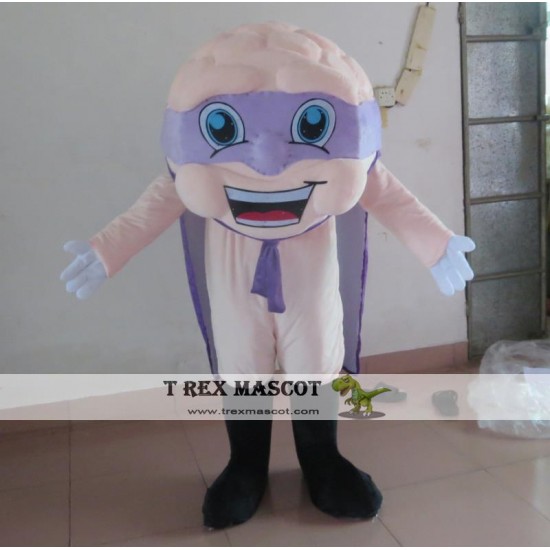 Brain Mascot Costume With Cape For Adult