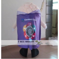 Brain Mascot Costume With Cape For Adult