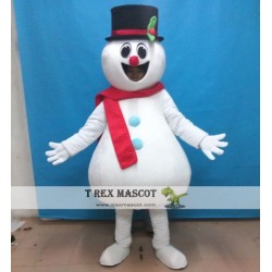 Adult Snowman Mascot Costume