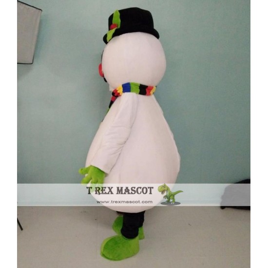 Christmas Mascot Adult Snowman Costume