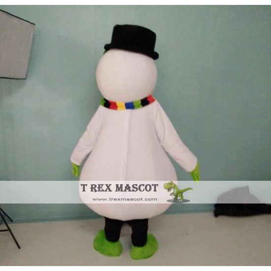 Christmas Mascot Adult Snowman Costume