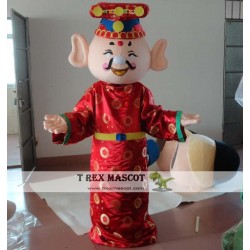 Fu Lu Shou Mascot Costume