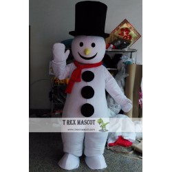 Adult Snowman Mascot Costume