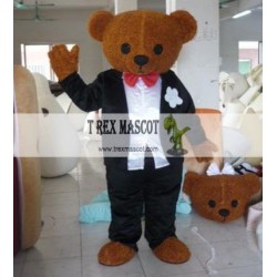 Wedding Bear Mascot Costume For Adult