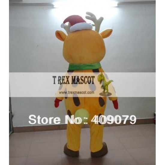 Adult Christmas Reindeer Mascot Costume Adult Christmas Reindeer Mascot Costume