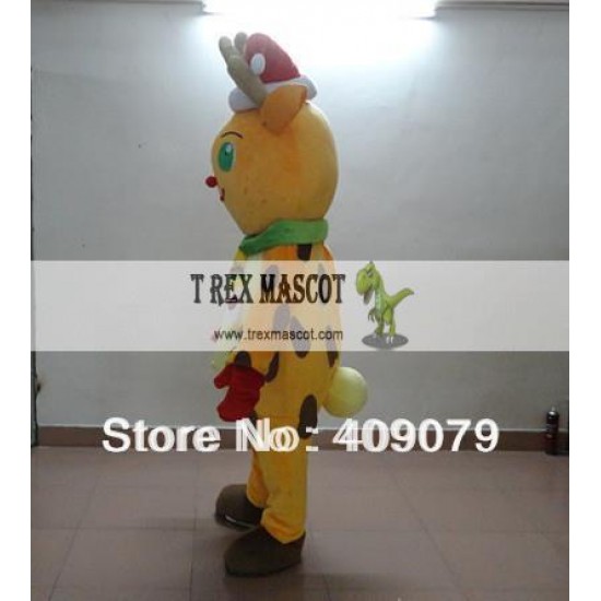 Adult Christmas Reindeer Mascot Costume Adult Christmas Reindeer Mascot Costume