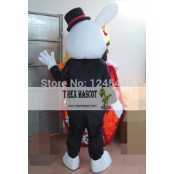 Single Ear Bunny Mascot Costume Adult Rabbit Bunny Mascot Costume