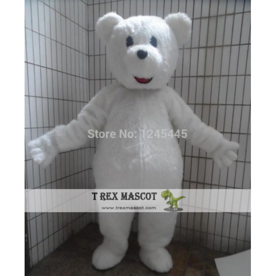 White Polar Bear Mascot Costume Adult Bear Costume