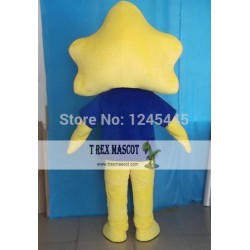 Star Adult Costume Yellow Star Mascot Costume