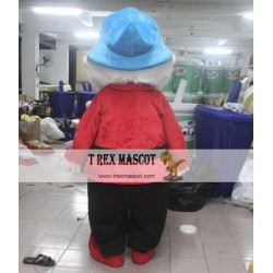 Eva Dwarf Mascot Costume Easy Wearing Adult Dwarf Mascot Costume