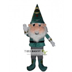 Green Santa Mascot Costume Adult Kind Santa Costume