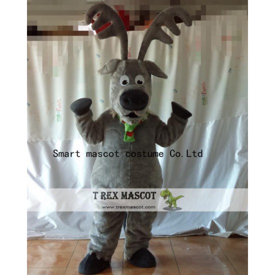 Christmas Deer Costume Adult Plush Deer Mascot Costume Christmas Deer Costume Adult Plush Deer Mascot Costume