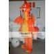 Adult Orange Dinosaur Mascot Costume