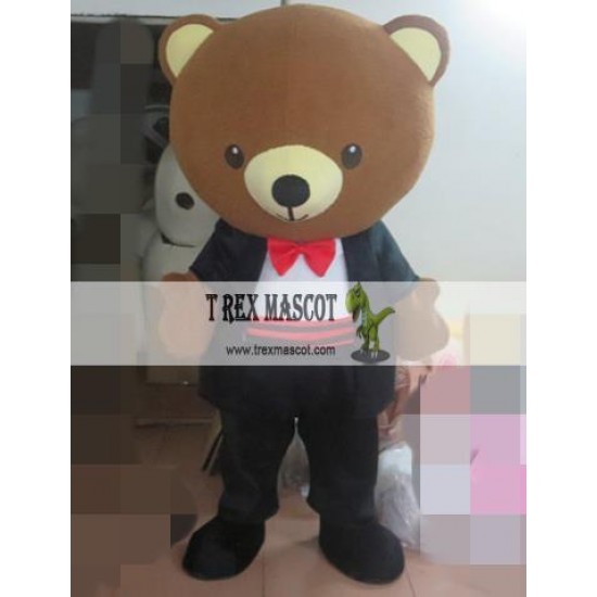 Adult Wedding Bear Mascot Costume Adult Wedding Bear Mascot Costume