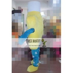 Yellow Start Mascot Costume Adult Star Costume