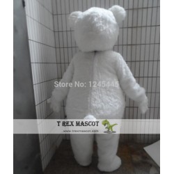 White Polar Bear Mascot Costume Adult Bear Costume