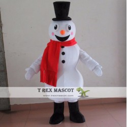 Christmas Snowman Mascot Costume Adult Snowman Mascot Costume