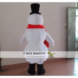 Christmas Snowman Mascot Costume Adult Snowman Mascot Costume