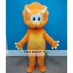 Orange Colour Dinosaur Mascot Costume Adult Dino Mascot Costume