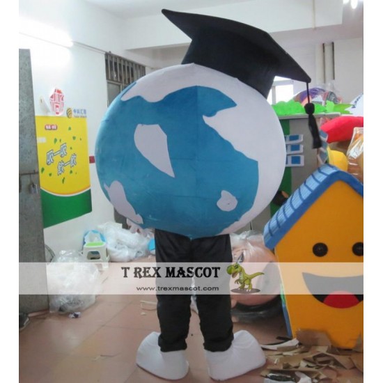 World Earth Globe Mascot Costume For Adult