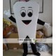 Adult Happy White Tooth Mascot Costume Adult Happy White Tooth Mascot Costume