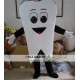 Adult Happy White Tooth Mascot Costume Adult Happy White Tooth Mascot Costume