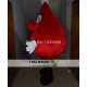 Adult Red Blood Mascot Costume Adult Red Blood Mascot Costume