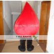 Adult Red Blood Mascot Costume Adult Red Blood Mascot Costume
